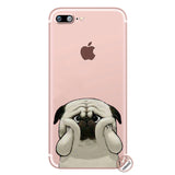 YIMAOC dog Paw Husky pug corgi Soft Silicone Phone Shell Case for iPhone XR X XS 11 Pro Max 5 5S SE 6 6S 7 8 Plus 10 TPU Cover