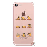 YIMAOC dog Paw Husky pug corgi Soft Silicone Phone Shell Case for iPhone XR X XS 11 Pro Max 5 5S SE 6 6S 7 8 Plus 10 TPU Cover