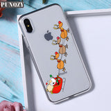 Christmas New Year gifts elk snow phone Case For iphon 11 PRO XR 6s 7 Plus 5s X XS MAX TPU Silicone Case for huawei P30 P20 Lite