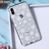 Christmas New Year gifts elk snow phone Case For iphon 11 PRO XR 6s 7 Plus 5s X XS MAX TPU Silicone Case for huawei P30 P20 Lite