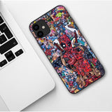 Phone Case for iPhone 11 Pro 5.8 2019 Marvel Venom Iron Man Spider-Man Deadpool Soft Cover For iPhone 11 Pro MAX 6.1 6.5 inch