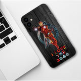 Phone Case for iPhone 11 Pro 5.8 2019 Marvel Venom Iron Man Spider-Man Deadpool Soft Cover For iPhone 11 Pro MAX 6.1 6.5 inch