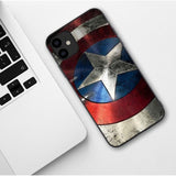 Phone Case for iPhone 11 Pro 5.8 2019 Marvel Venom Iron Man Spider-Man Deadpool Soft Cover For iPhone 11 Pro MAX 6.1 6.5 inch