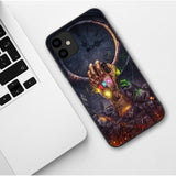 Phone Case for iPhone 11 Pro 5.8 2019 Marvel Venom Iron Man Spider-Man Deadpool Soft Cover For iPhone 11 Pro MAX 6.1 6.5 inch