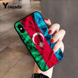 Yinuoda Azerbaijan buta flag Colorful Cute Phone Case for iPhone 8 7 6 6S 6Plus X XS MAX 5 5S SE XR 10 Cover