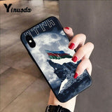 Yinuoda Azerbaijan buta flag Colorful Cute Phone Case for iPhone 8 7 6 6S 6Plus X XS MAX 5 5S SE XR 10 Cover