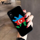 Yinuoda Azerbaijan buta flag Colorful Cute Phone Case for iPhone 8 7 6 6S 6Plus X XS MAX 5 5S SE XR 10 Cover