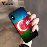 Yinuoda Azerbaijan buta flag Colorful Cute Phone Case for iPhone 8 7 6 6S 6Plus X XS MAX 5 5S SE XR 10 Cover