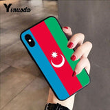 Yinuoda Azerbaijan buta flag Colorful Cute Phone Case for iPhone 8 7 6 6S 6Plus X XS MAX 5 5S SE XR 10 Cover