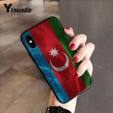 Yinuoda Azerbaijan buta flag Colorful Cute Phone Case for iPhone 8 7 6 6S 6Plus X XS MAX 5 5S SE XR 10 Cover