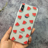 Funny Cartoon Phone Case For iPhone X XS Max XR Cute Mouse Cover for iphone 8 7 6 6S Plus 5 5S SE Soft Silicone Transparent Case