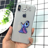 Funny Cartoon Phone Case For iPhone X XS Max XR Cute Mouse Cover for iphone 8 7 6 6S Plus 5 5S SE Soft Silicone Transparent Case