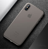 Ultra Thin Matte Transparent PP Phone case For iPhone 7 X XS XR XS Max 0.4mm Slim Back Cover For iPhone 6 6s 7 8 Plus 5 5S SE 9