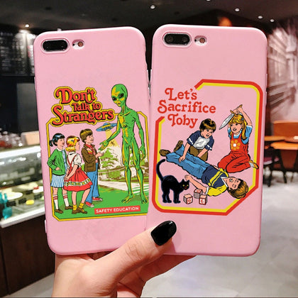 Funny Halloween Satan Vintage Let's Summon Demons Graphic Pink silicone Phone Case For iPhone 11 Pro Max 2019 X 6 6s 7 8 Plus