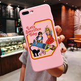 Funny Halloween Satan Vintage Let's Summon Demons Graphic Pink silicone Phone Case For iPhone 11 Pro Max 2019 X 6 6s 7 8 Plus