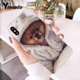 Yinuoda Pomeranian dogs dog Colorful Cute Phone Case for iPhone 8 7 6 6S Plus X 10 5 5S SE XR XS XSMAX11 11pro 11promax