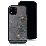 Magnetic Car Phone Case For iPhone X XR XS Max 6 6S 8 7 Plus Leather Case Card Holder Cover Wallet Case For iPhone 11 Pro Max