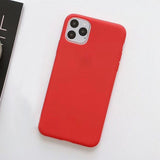 LACK Solid Color Silicone Couples Cases For iphone XR X XS Max 6 6S 7 8 Plus 11 11Pro Max Cute Candy Color Soft Simple Fashion Phone Case NEW