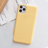 LACK Solid Color Silicone Couples Cases For iphone XR X XS Max 6 6S 7 8 Plus 11 11Pro Max Cute Candy Color Soft Simple Fashion Phone Case NEW