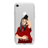 Billie Eilish Khalid Encantador silicone Suave Casos de Telefone Capa Para o11 11Pro 11ProMax X XR XS Max 8 8Plus 7 7Plus 6s 6Plus  Capa De TPU Coque