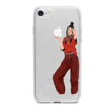Billie Eilish Khalid Encantador silicone Suave Casos de Telefone Capa Para o11 11Pro 11ProMax X XR XS Max 8 8Plus 7 7Plus 6s 6Plus  Capa De TPU Coque