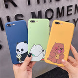 Phone Case For Coque iPhone 7 8 Plus Cartoon Cute Pattern Cases For iPhone X 6 6S 5 5S XS Max XR Soft TPU Silicone Back Cover