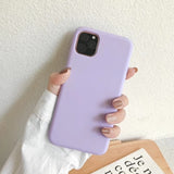 Luxury Case For iPhone X XS 8 7 6s Plus Matte Soft TPU Silicone phone Case For iPhone 11 pro XS MAX Back Cover Coque Fundas Capa