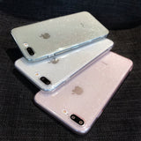 Glitter Sparkly Transparent Soft TPU Silicone Case Cover Skin For iPhone 7 8 Plus Plain Cases For 6 6s X XR XS MAX 11 Pro Max
