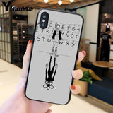 Yinuoda Very Strange Things Season 3 Coque Shell Phone Case For iPhone 8 7 6 6S Plus X XS MAX 5 5S SE XR Mobile Cases