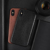 For iPhone XS XR XS Max Case Crocodile Texture Phone Case PU Leather Back Cover Coque For iPhone XR XS X 6 6s 7 8 Plus Soft Case