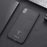 Luxury Leather Phone Case for iPhone 11 Pro Max Xs XR 6s Plus 7 7Plus 8 8Plus iPhoneX iPhone11 Coque Silicon Car Logo Fur Cover