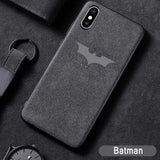 Luxury Leather Phone Case for iPhone 11 Pro Max Xs XR 6s Plus 7 7Plus 8 8Plus iPhoneX iPhone11 Coque Silicon Car Logo Fur Cover