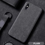 Luxury Leather Phone Case for iPhone 11 Pro Max Xs XR 6s Plus 7 7Plus 8 8Plus iPhoneX iPhone11 Coque Silicon Car Logo Fur Cover