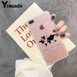 Yinuoda Travel in the world map Plane plans Phone Case for iPhone X XS MAX  6 6s 7 7plus 8 8Plus 5 5S SE XR 11 pro max