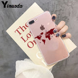 Yinuoda Travel in the world map Plane plans Phone Case for iPhone X XS MAX  6 6s 7 7plus 8 8Plus 5 5S SE XR 11 pro max