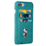 Shockproof Phone Cases for iPhone 5 5S SE 6 6S 7 8 Plus X 10 leather card holder Hybrid Full Protect Case for iPhone 7 AntiKnock