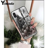 Yinuoda Grim reaper skull skeleton DIY Luxury High-end Protector Case for iPhone X XS MAX 6 6S 7 7plus 8 8Plus 5 5S XR