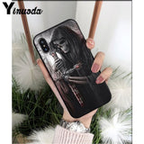 Yinuoda Grim reaper skull skeleton DIY Luxury High-end Protector Case for iPhone X XS MAX 6 6S 7 7plus 8 8Plus 5 5S XR