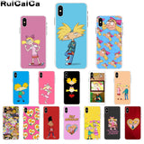 RuiCaiCa Hey Arnold Coque Shell Phone Case for Apple iPhone 8 7 6 6S Plus X XS MAX 5 5S SE XR Mobile Cases
