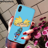 RuiCaiCa Hey Arnold Coque Shell Phone Case for Apple iPhone 8 7 6 6S Plus X XS MAX 5 5S SE XR Mobile Cases