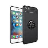 For iphone 5 5S 6 6S 7 8 Case Fashion business With finger ring Magnetism Holder Phone Back Cover For iphone 6 6S 7 8 Plus coque