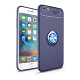 For iphone 5 5S 6 6S 7 8 Case Fashion business With finger ring Magnetism Holder Phone Back Cover For iphone 6 6S 7 8 Plus coque