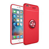 For iphone 5 5S 6 6S 7 8 Case Fashion business With finger ring Magnetism Holder Phone Back Cover For iphone 6 6S 7 8 Plus coque
