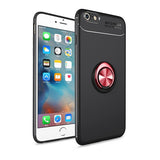 For iphone 5 5S 6 6S 7 8 Case Fashion business With finger ring Magnetism Holder Phone Back Cover For iphone 6 6S 7 8 Plus coque