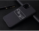 Fashion Soft TPU Pretty Girl Lisa Art David lines Painted Phone Case Coque Fundas For iPhone 6S 5s 7 8Plus X XS 11 Pro Max Cases