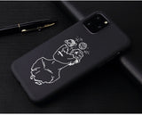 Fashion Soft TPU Pretty Girl Lisa Art David lines Painted Phone Case Coque Fundas For iPhone 6S 5s 7 8Plus X XS 11 Pro Max Cases