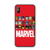 I am Marvel Family Silicone soft Cases cover For iphone XR X XSMAX 5 5S 6 6S 7 8 Plus 11 11ProMax Coque Funda