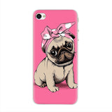 Pug Life Hard phone cover case for iphone 5 5s 5C SE 6 6s 7 8 plus X XR XS 11 Pro Max