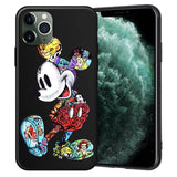 XIX for Funda iPhone 11 Pro Case 5 5S 6 6S 7 8 Plus X XS Max Tattoo Cartoon for Cover iPhone 7 Case Soft TPU for iPhone XR Case