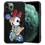 XIX for Funda iPhone 11 Pro Case 5 5S 6 6S 7 8 Plus X XS Max Tattoo Cartoon for Cover iPhone 7 Case Soft TPU for iPhone XR Case